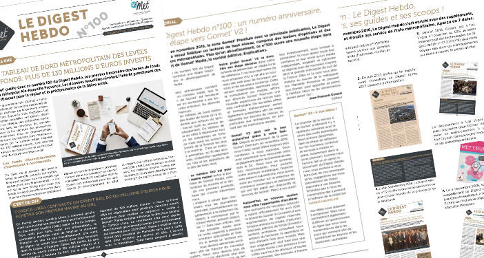 Le Digest Hebdo fête la 100ème avec un numéro spécial