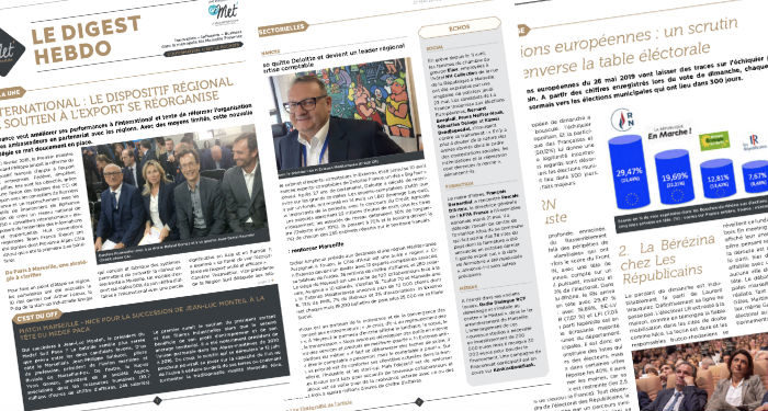 A la Une du Digest Hebdo 102 : la nouvelle stratégie export de la région