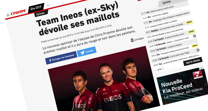 Jim Ratcliffe, patron d’Ineos (Lavéra) dans le cyclisme et bientôt l’OGCN ?