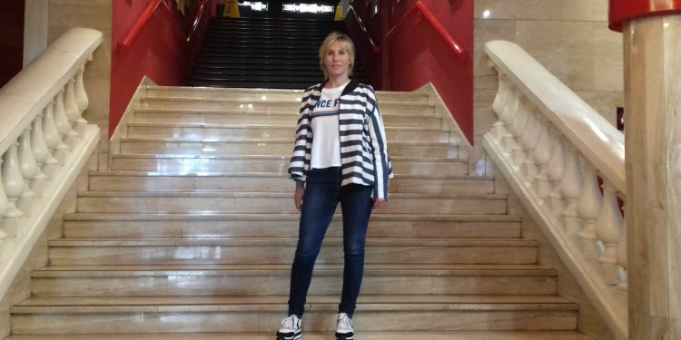 Mathilde Seigner au cinéma Le Prado à Marseille (© a.bagdadlian)