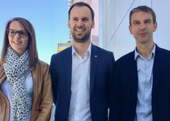 Marjorie Ledoux, membre du bureau, co-présidente Club Aix-Marseille ADETEM, Édouard Cailleau, président du CJD, CEO de Coockpit, Erwan Lamour, vice-président fondateur d’Orena conseil (Photo CA/Gomet')