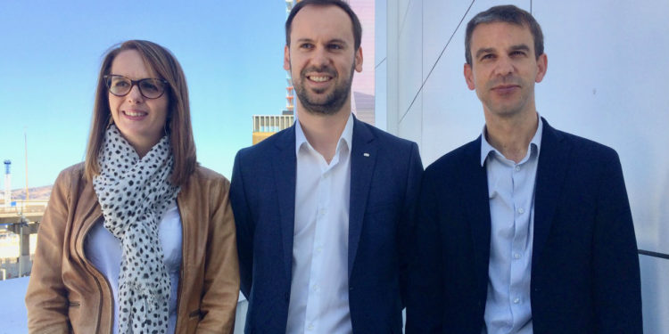 Marjorie Ledoux, membre du bureau, co-présidente Club Aix-Marseille ADETEM, Édouard Cailleau, président du CJD, CEO de Coockpit, Erwan Lamour, vice-président fondateur d’Orena conseil (Photo CA/Gomet')