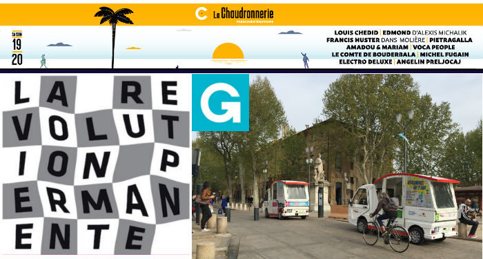 Agenda : les événements du jour à Aix-en-Provence, Marseille, Vitrolles, Martigues