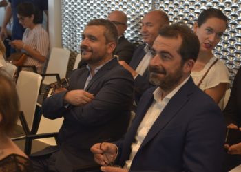 Jean-Philippe Agresti et Johan Bencivenga jeudi 11 juillet à la Tour La Marseillaise (Photo JYD/Gomet')