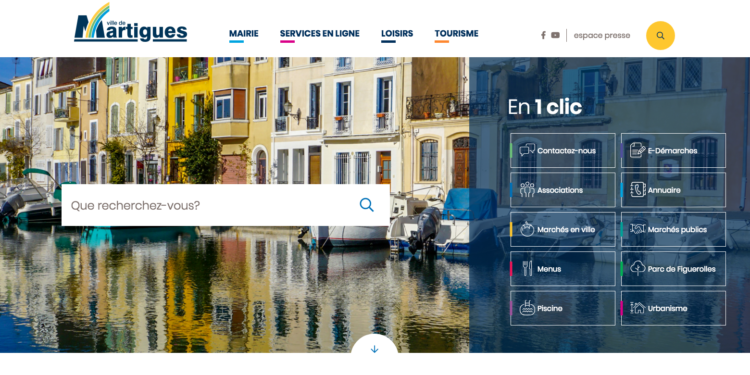 La Ville de Martigues lance son nouveau site Internet