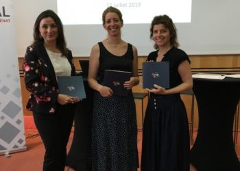 Catherine Gineste, membre de la CCI Marseille Provence et Déléguée régionale Admical en PACA, Cathy Racon-Bouzon, députée des Bouches-du-Rhône et Tatiana De Williencourt, Présidente du Fonds Epicurien