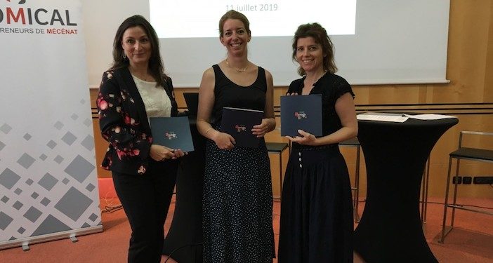 Catherine Gineste, membre de la CCI Marseille Provence et Déléguée régionale Admical en PACA, Cathy Racon-Bouzon, députée des Bouches-du-Rhône et Tatiana De Williencourt, Présidente du Fonds Epicurien