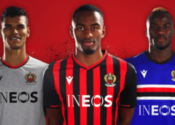 Ineos, déjà sponsor principal du maillot des Aiglons, devient propriétaire du club. (Crédit : OGCN).