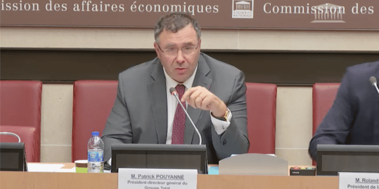Patrick Pouyanné, P-dg de Total, devant la commission des affaires économiques