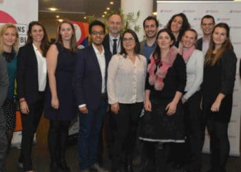 L'équipe d'Eurobiomed, ici en 2018, ne fait désormais plus qu'une avec le pôle CBS (crédit : archives Gomet')