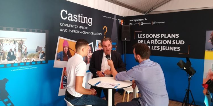 Stand de la Région Sud à la Foire de Marseille : le cinéma à l’honneur