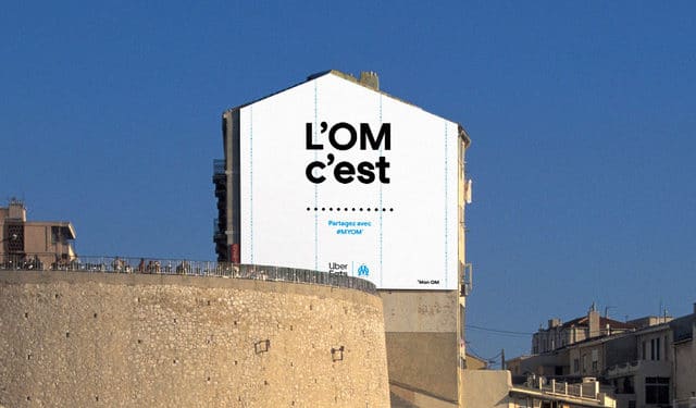 [Réseaux sociaux] Uber Eats et l’OM lancent une campagne d’affichage