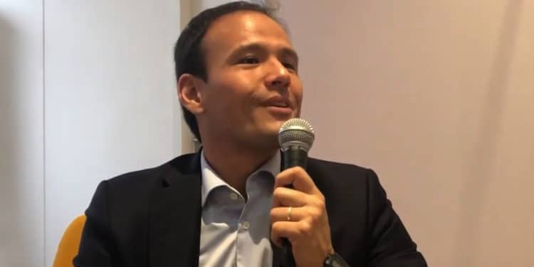 Cédric O vendredi 18 octobre 2019 au micro de Gomet'. (Crédit Camilia Elfkir).