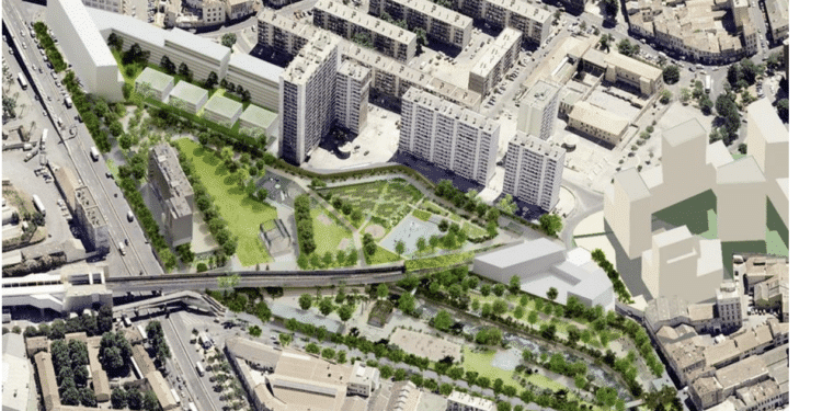 Le Parc Bougainville, poumon vert des quartiers Nord, ouvrira en septembre 2023