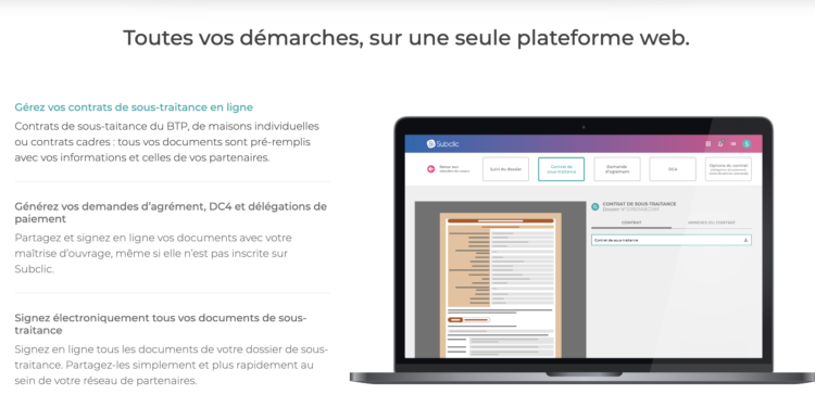 [Start-up] Subclic (Marseille) cède 20 % au lyonnais Attestation Légale