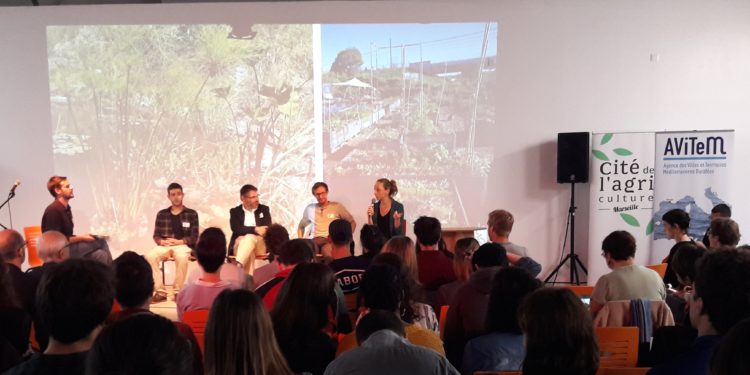 L'espace Coco Velten a accueilli les journées des agricultures urbaines en Méditerranée (crédit : Avitem Twitter DR)