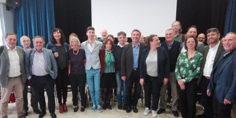 Des membres du Printemps marseillais en octobre dernier (crédit : AD Gomet')