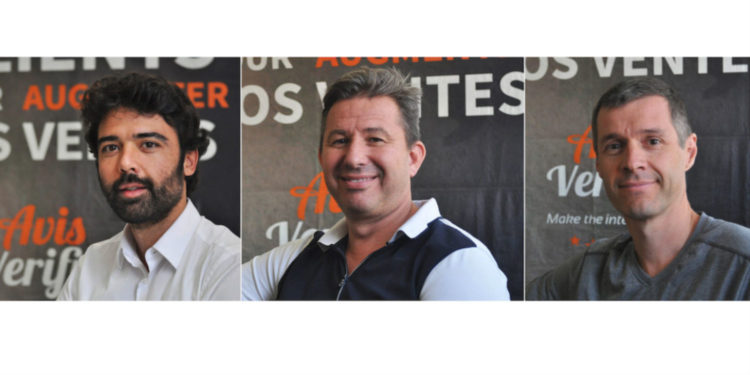 De gauche à droite : Tom Brami, Olivier Mouillet et Laurent Abisset. Les trois fondateurs d'Avis Vérifiés (Crédit DR)