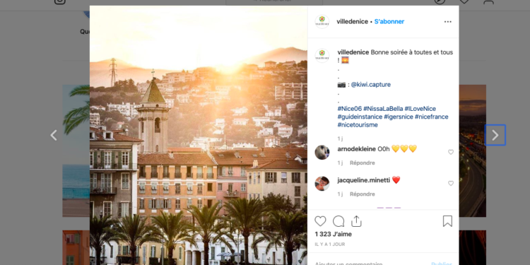 [Market’ Terr’] Nice dans le top 15 européen d’Instagram