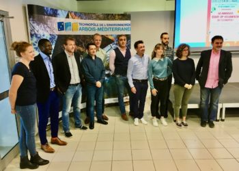 Les nouveaux entrants de la pépinière CleanTech de l'Arbois (Photo CA).