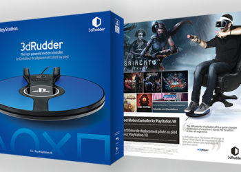 3D Rudder est vendu sous licence playstation comme un accessoire pour jouer en réalité virtuelle (Crédit DR)