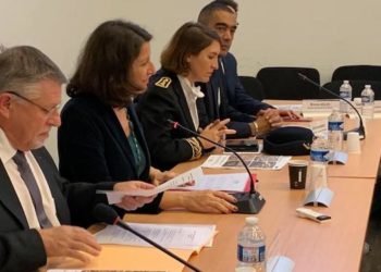 Agnes Buzyn, ministre des solidarités et de la santé, a participé à une réunion de travail jeudi 28 novembre aux côtés de Philippe de Mester, le directeur de l'ARS Paca, d'élus locaux et de responsables des hôpitaux marseillais. (Crédit Twitter Agnes Buzyn)