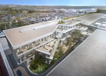 Le futur siège de l'aéroport imaginé par MAP (Crédit MAP)