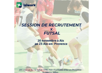 [Marque employeur] Le pari foot tenté par Iziwork au Z5 d’Aix