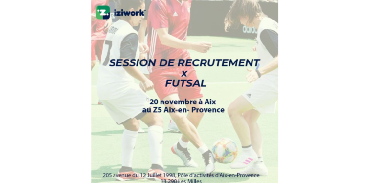 [Marque employeur] Le pari foot tenté par Iziwork au Z5 d’Aix