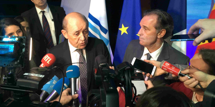 Jean-Yves le Drian et Renaud Muselier à Méditerranée du Futur (Photo JFE/Gomet')