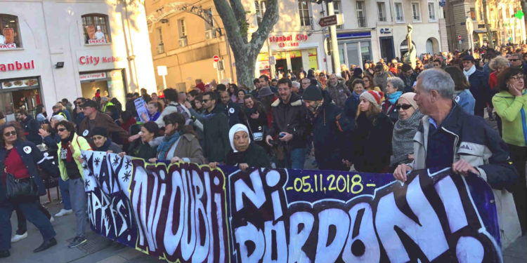 Manifestation contre le mal logement à marseille
