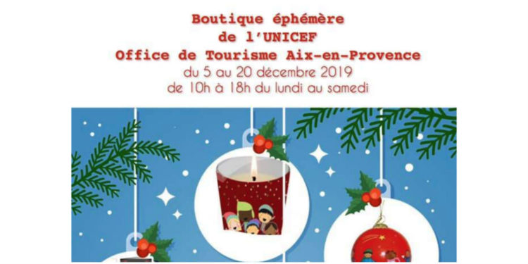 Unicef à Aix : Noël, un vecteur de solidarité
