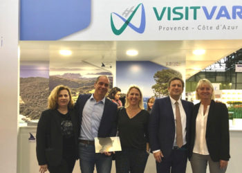 L'équipe du CRT Sud et de Visit Var en Suisse (Crédit photo DR).