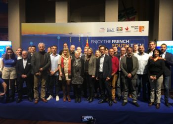 Françoise Bruneteaux, vice-présidente à l'économie numérique, et Isabelle Campagnola-Savon, conseillère régionale en charge de l’Economie ont présenté les 30 start-up qui iront au CES avec la Région (Crédit RM)