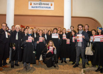 500 avocats au Vélodrome pour protester contre la réforme des retraites