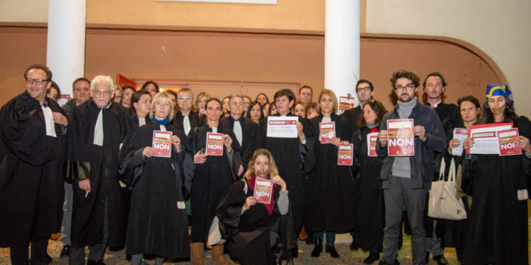 500 avocats au Vélodrome pour protester contre la réforme des retraites