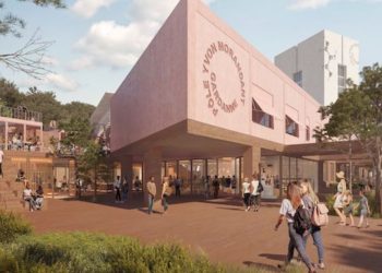 les cabinets d'architectes H2O et Unic ont dessiné l'entrée du futur puits de sciences de Gardanne (Crédit H2O-Unic)