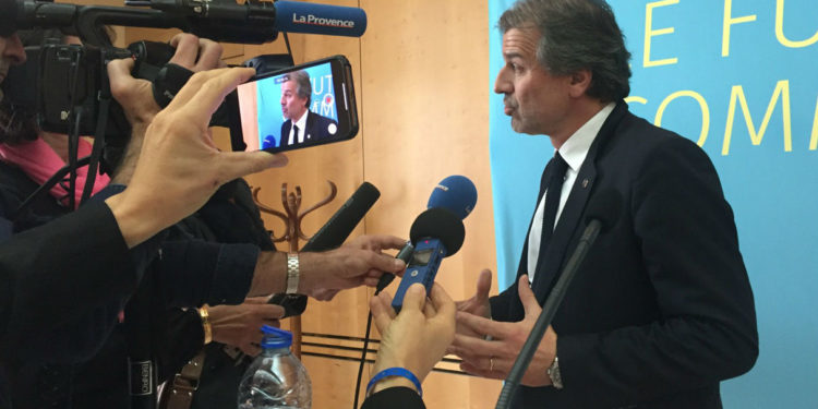 Jean-Luc Chauvin, président de la CCI AMP mardi 21 janvier 2020 (Photo Gomet').