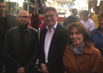 Mohamed Bensaada, chef de file de La France Insoumise à Marseille avec Jean-Luc Mélenchon et Sophie Camard, l'autre chef de file engagée dans Le Printemps Mareillais (Photo DR @MoBensaada).