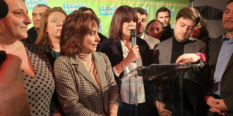 Michèle Rubirola entourée de Benoît Payan, Jean-Marc Coppola, Sophie Camard et Olivia Fortin (Photo JYD).