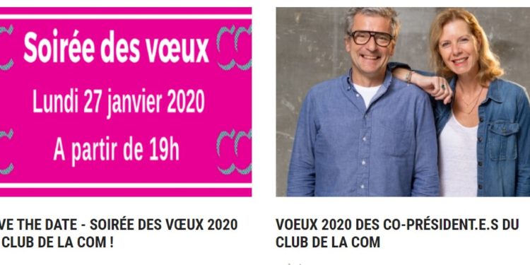 [Agenda] Voeux du Club de la Com (Toulouse)