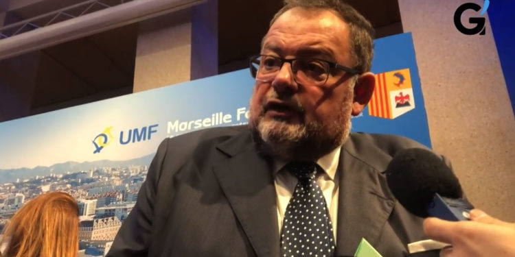 Jean-Marc Forneri, le président du conseil de surveillance du GPMM se félicite de l'avancée du dossier Quechen (Crédit Gomet').