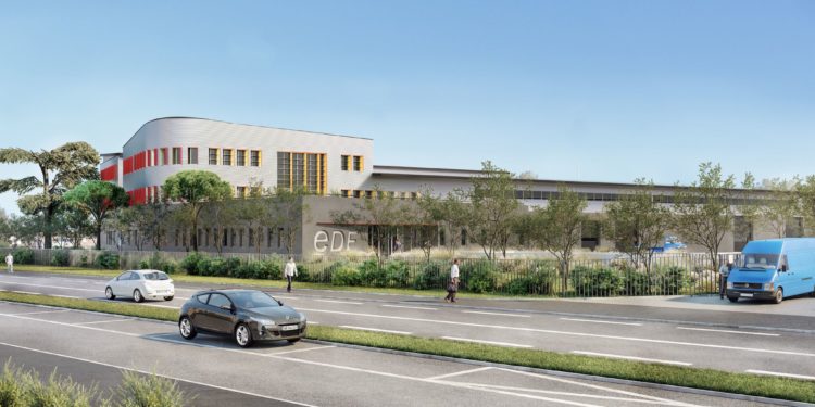 La maquette proposée par MAP pour le futur bâtiment EDF