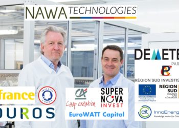 Ulrik Grape, P-dg de Nawa technologies et Pascal Boulanger, le fondateur et président du conseil d'administration (Crédit Nawa)