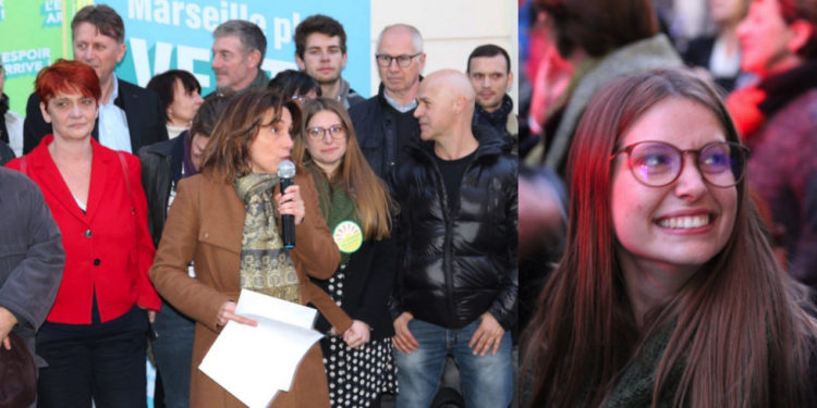 Soirée de présentation de la liste du Printemps Marseillais emmenée par Sophie Camard dans le 1-7 (crédit @sophiecamard).