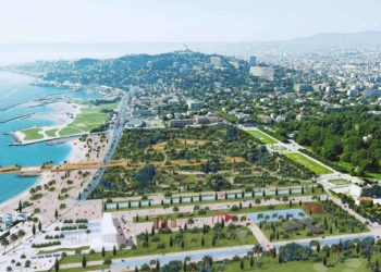 Le projet de forêt urbaine de Martine Vassal à Borély (Crédit DR).