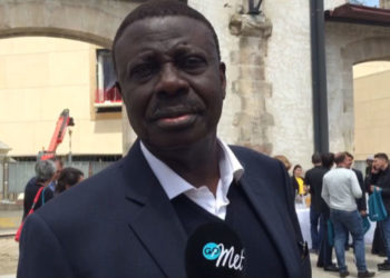 Pape Diouf en mai 2019 à la Fondation Luma à Arles interrogé par Gomet'.