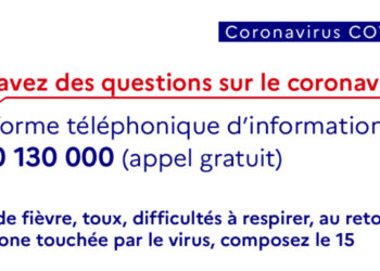 Une plateforme d'informations a été mise en place pour répondre aux questions sur le coronavirus.