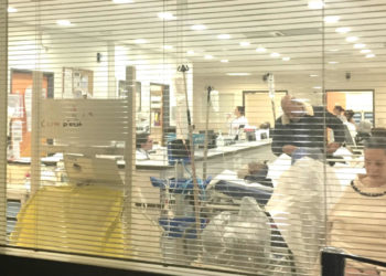 Salle d'accueil dans les urgences de La Timone à Marseille (Crédit : archives Gomet')