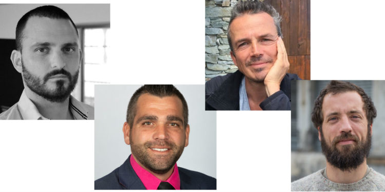 Quatre entrepreneurs candidats aux municipales (Photos DR).